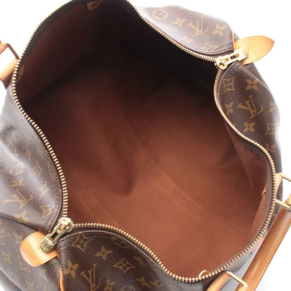 Louis Vuitton Keepall Boston Bag Canvas Leather Monogram Brown - Picture 3 of 7